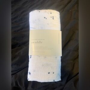 Little Unicorn Shooting Stars Cotton Muslin Swaddle NEW